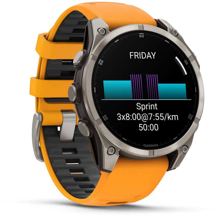 картинка Смарт-часы Garmin Fenix 8 47mm AMOLED Sapphire Graphite DLC Titanium Spark Orange Silicone (010-02904-19) от магазина Технолав