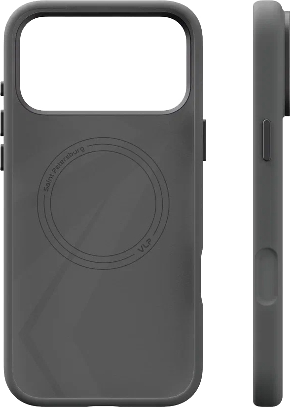 картинка Чехол защитный VLP Aster Pro Case с MagSafe для iPhone 17 Pro Max, серый от магазина Технолав