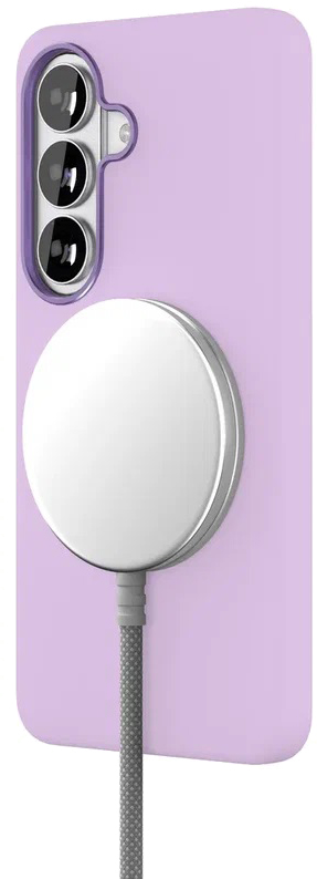 картинка Чехол защитный VLP Aster Pro Case с MagSafe для Samsung Galaxy S26, лавандовый от магазина Технолав