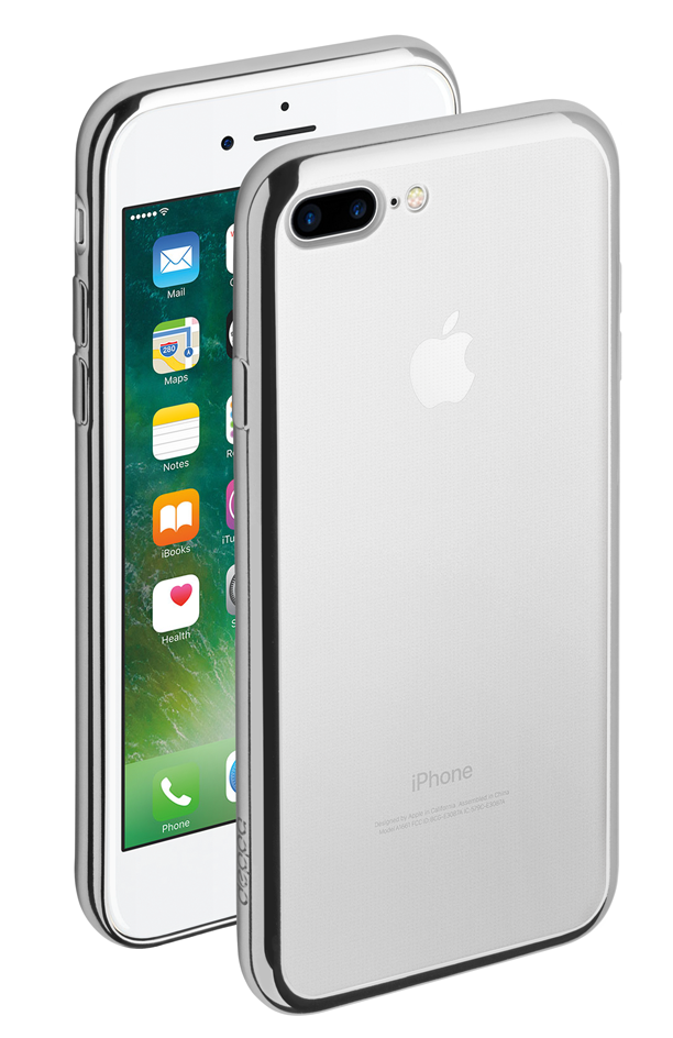 картинка Клип-кейс Deppa Gel Plus для Apple iPhone 7 plus/8 plus (серебристый) от магазина Технолав