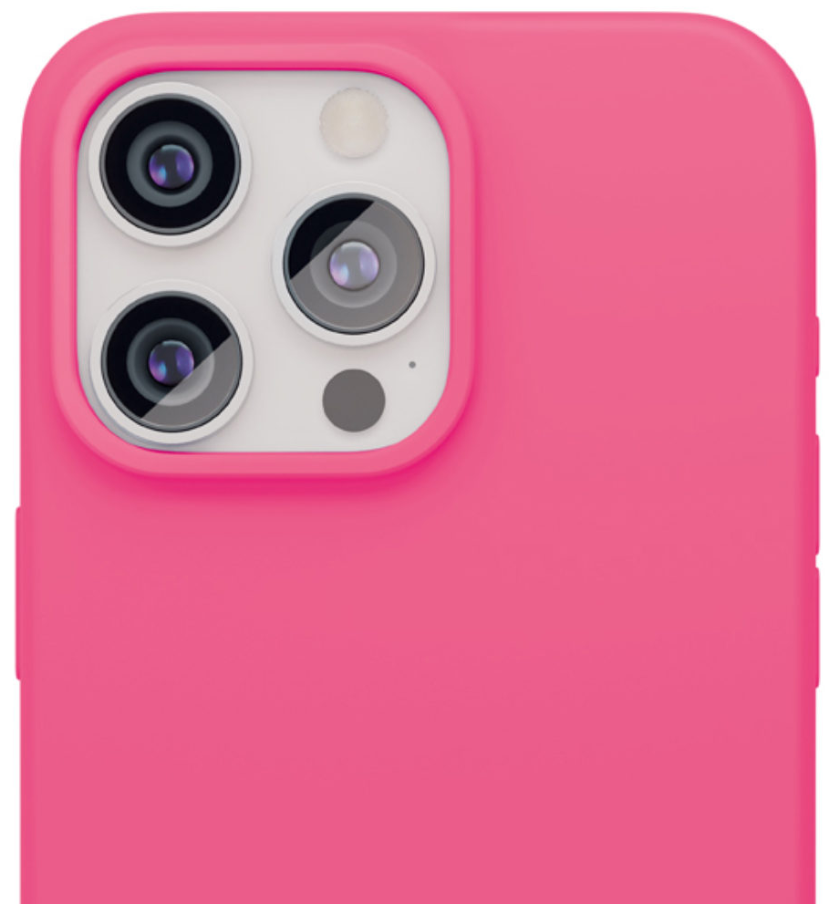 картинка Чехол силиконовый Magsafe для iPhone 15 Pro Max, неоновый розовый от магазина Технолав