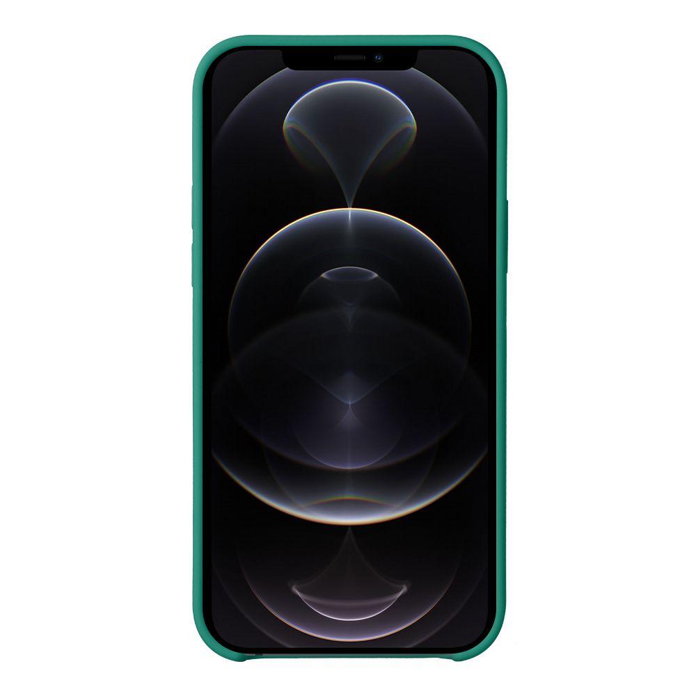 картинка Чехол Liquid Silicone для Apple iPhone 12/12 Pro (зелёный) от магазина Технолав