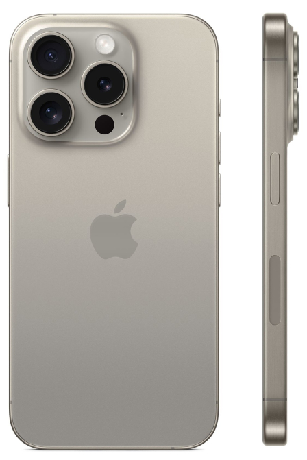 картинка Смартфон Apple iPhone 15 Pro 256GB (титановый бежевый) от магазина Технолав