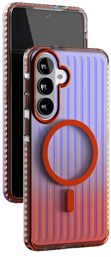 картинка Чехол защитный VLP Pulse Case с MagSafe для Samsung Galaxy S26+, оранжевый от магазина Технолав