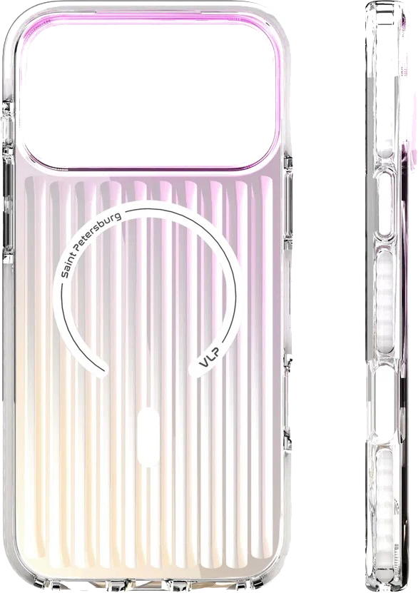 картинка Чехол защитный VLP Pulse Case с MagSafe для iPhone 17 Pro Max, перламутровый от магазина Технолав