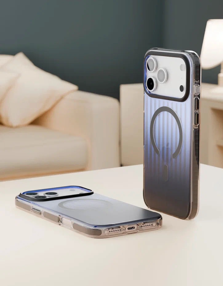 картинка Чехол защитный VLP Pulse Case с MagSafe для iPhone 17 Pro Max, черный от магазина Технолав