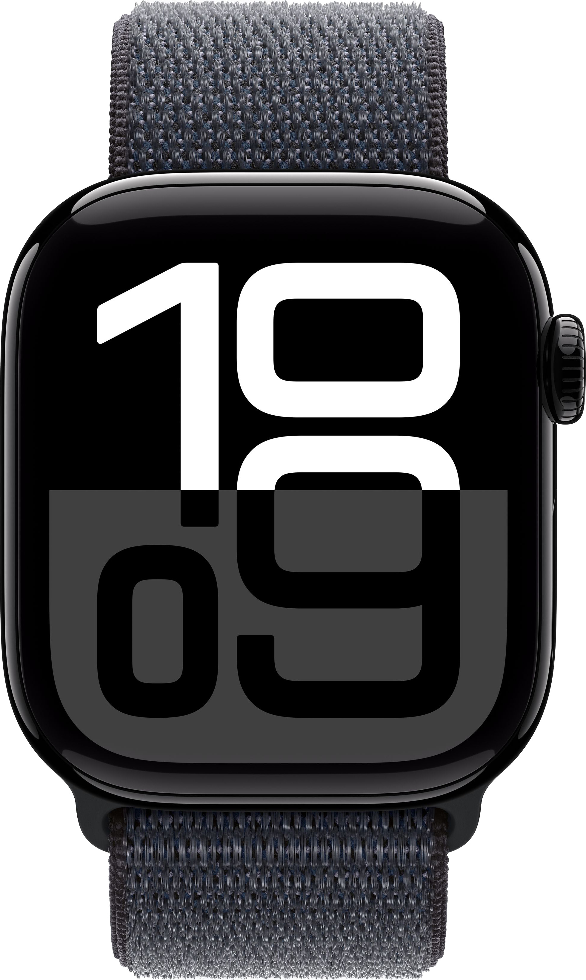 Apple Watch Series 10 46mm Jet Black Aluminum Case with Ink Sport Loop