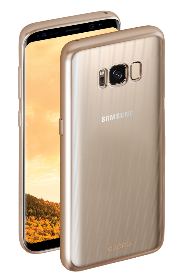 картинка Кейс Deppa Gel Plus матовый для Samsung Galaxy S8 (золотистый) от магазина Технолав