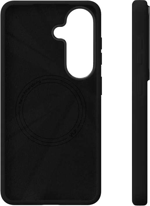 картинка Чехол защитный VLP Aster Pro Case с MagSafe для Samsung Galaxy S26, черный от магазина Технолав