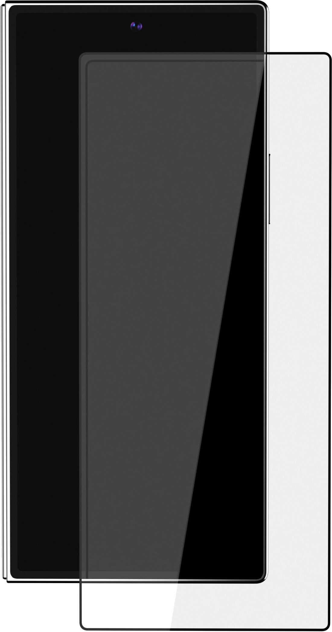 картинка Стекло защитное 2.5D VLP Premium Shield для Samsung Galaxy Z Fold7, с черной рамкой от магазина Технолав