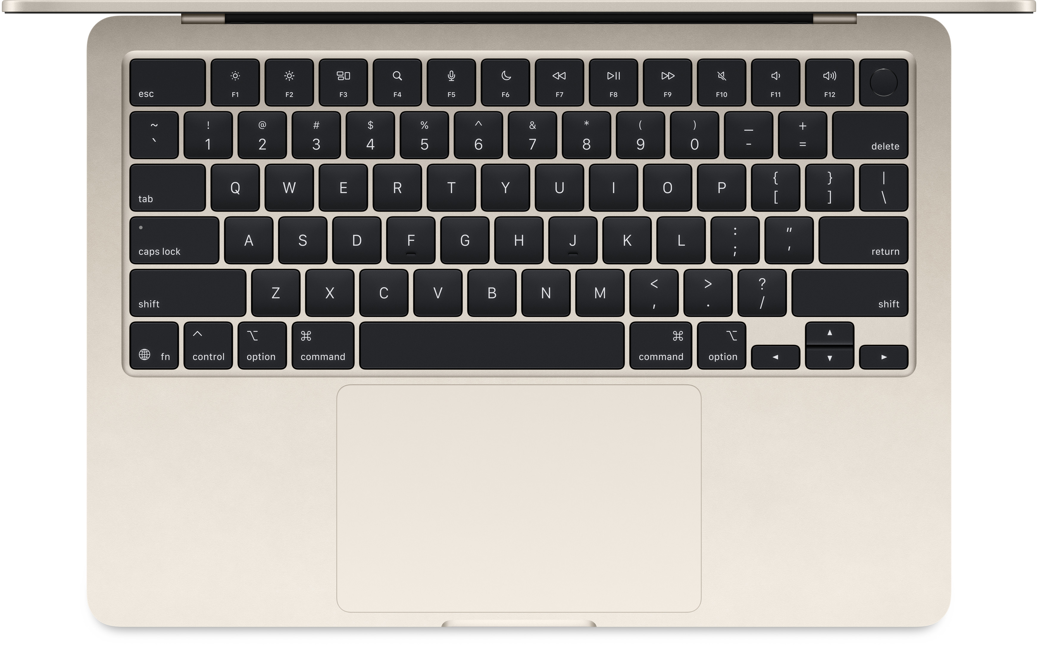 картинка Ноутбук Apple MacBook Air 13" 2026 (M5, 10C CPU, 8C GPU, 16GB, 512GB SSD) MDHA4 Starlight от магазина Технолав