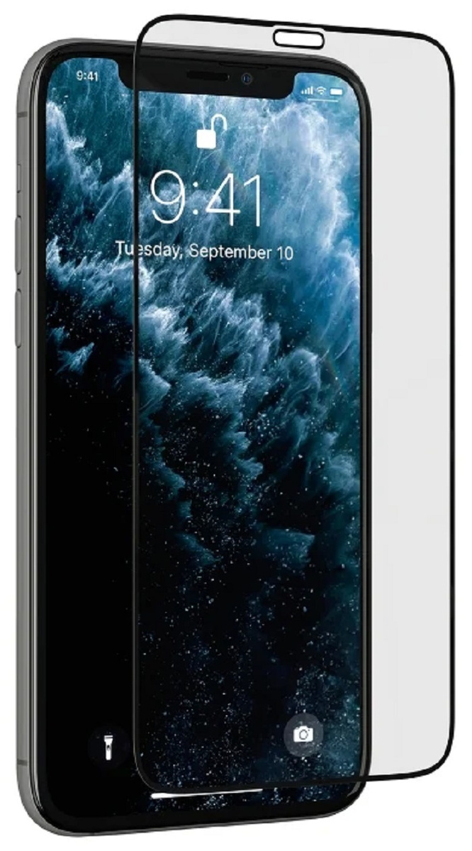 картинка Защитное стекло 3D для Apple iPhone 12/12 Pro (на весь экран) от магазина Технолав