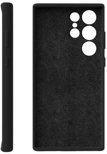 картинка Чехол защитный “vlp” Silicone Case для Samsung Galaxy S23 Ultra, черный от магазина Технолав