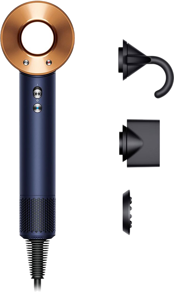 картинка Фен Dyson Supersonic HD07 Prussian Blue/Cooper от магазина Технолав