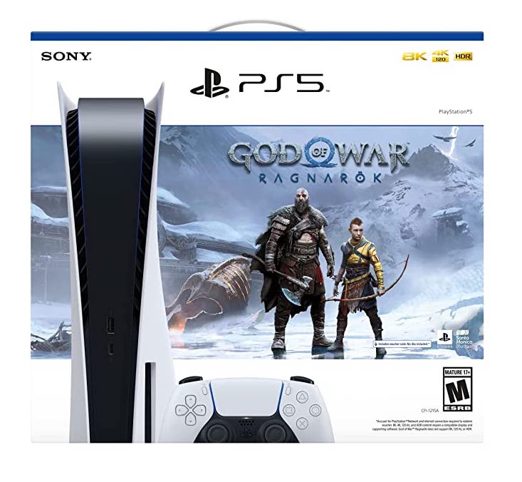 картинка Игровая приставка Sony PlayStation 5 825 Гб с дисководом + Игра God of War Ragnarok от магазина Технолав