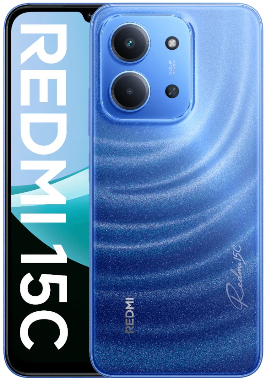 картинка Смартфон Xiaomi Redmi 15С 4/128GB Moonlight Blue (синий) от магазина Технолав