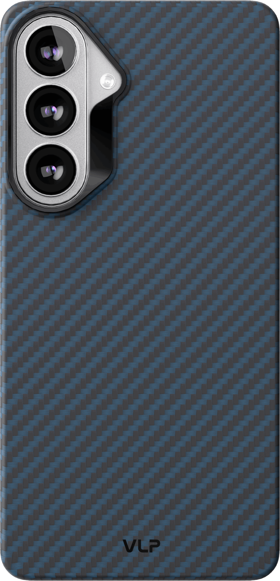 картинка Чехол защитный VLP Kevlar Case с MagSafe для Samsung Galaxy S26, синий от магазина Технолав