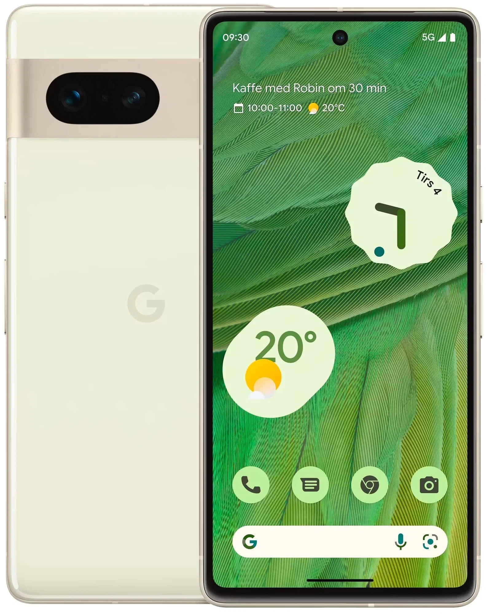 картинка Смартфон Google Pixel 7 8/128GB (желто-зеленый) от магазина Технолав