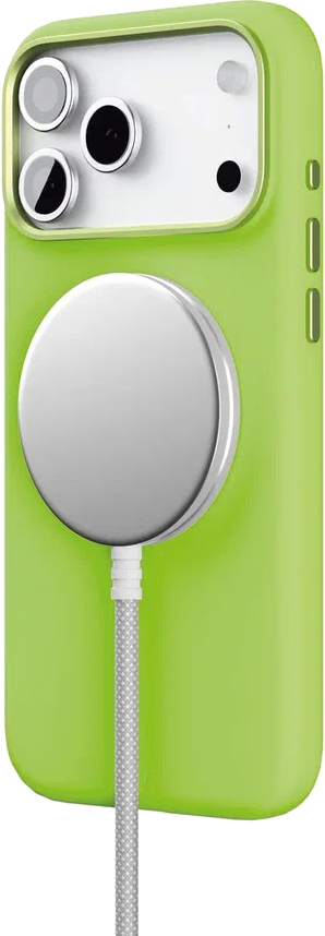картинка Чехол защитный VLP Aster Pro Case с MagSafe для iPhone 17 Pro Max, лайм от магазина Технолав