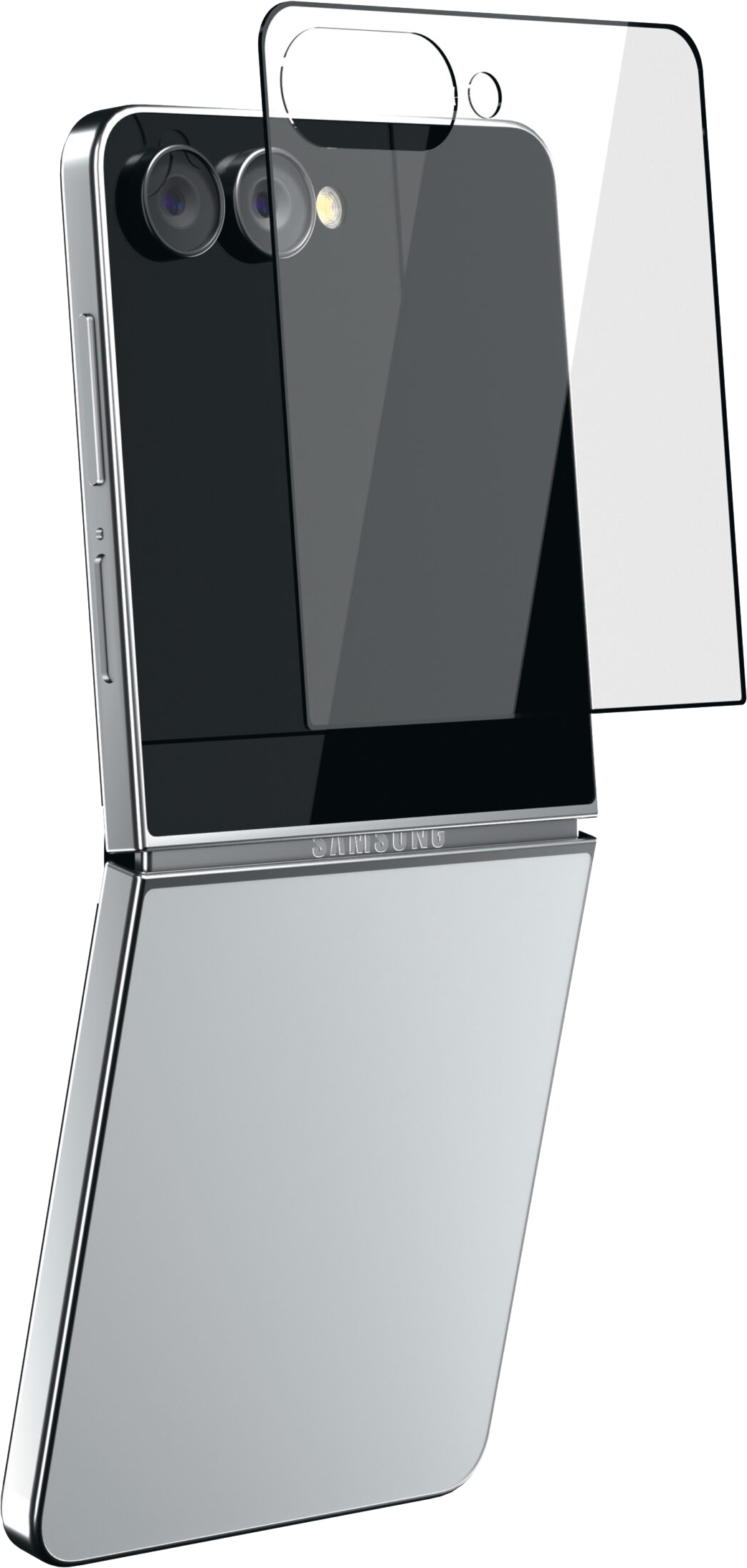 картинка Стекло защитное 2.5D VLP Premium Shield для Samsung Galaxy Z Flip7, с черной рамкой от магазина Технолав