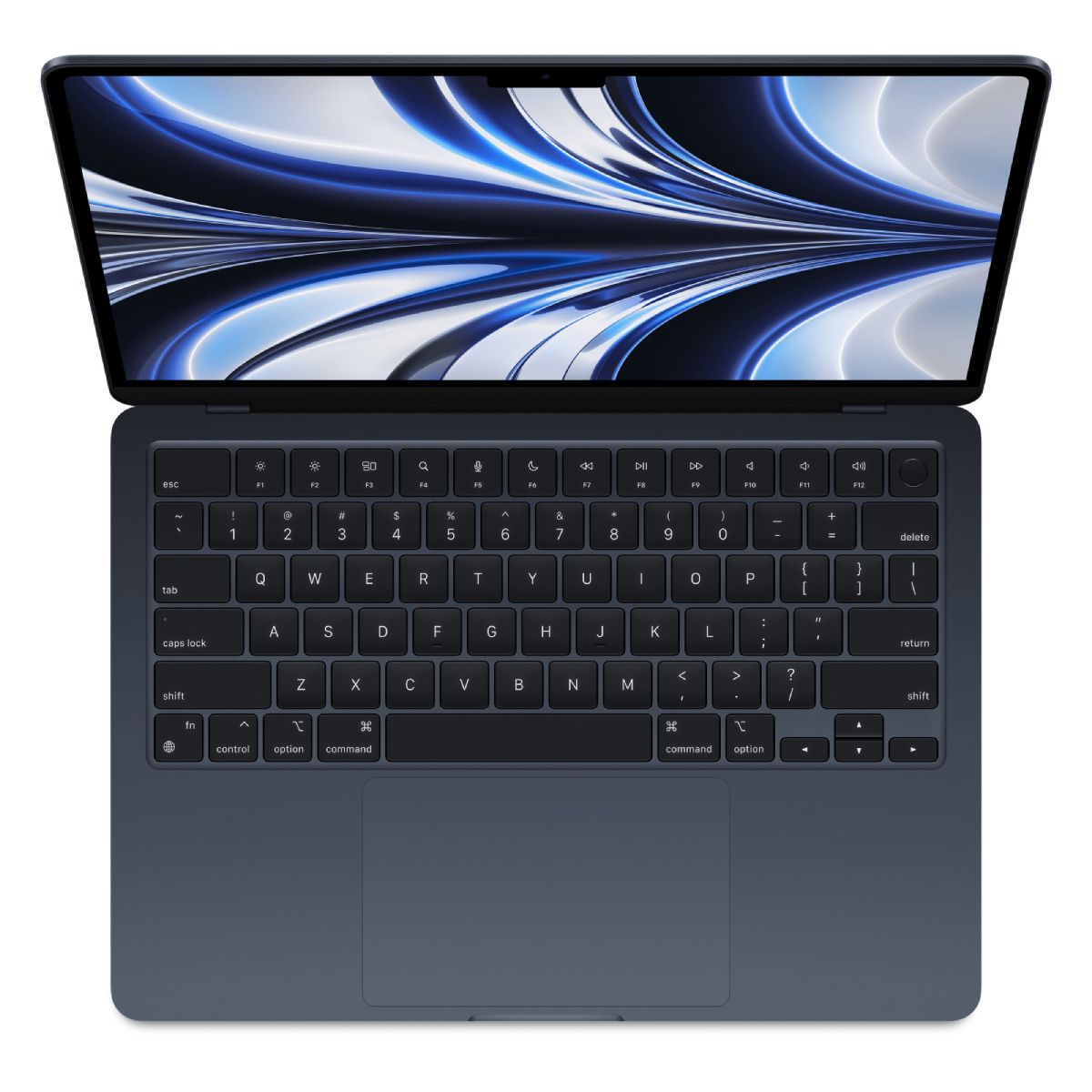 картинка Ноутбук MacBook Air 13 2022 (Apple M2 8-core CPU, 10-core GPU, 512GB, 8GB) MLY43 Midnight (уценка 156) от магазина Технолав
