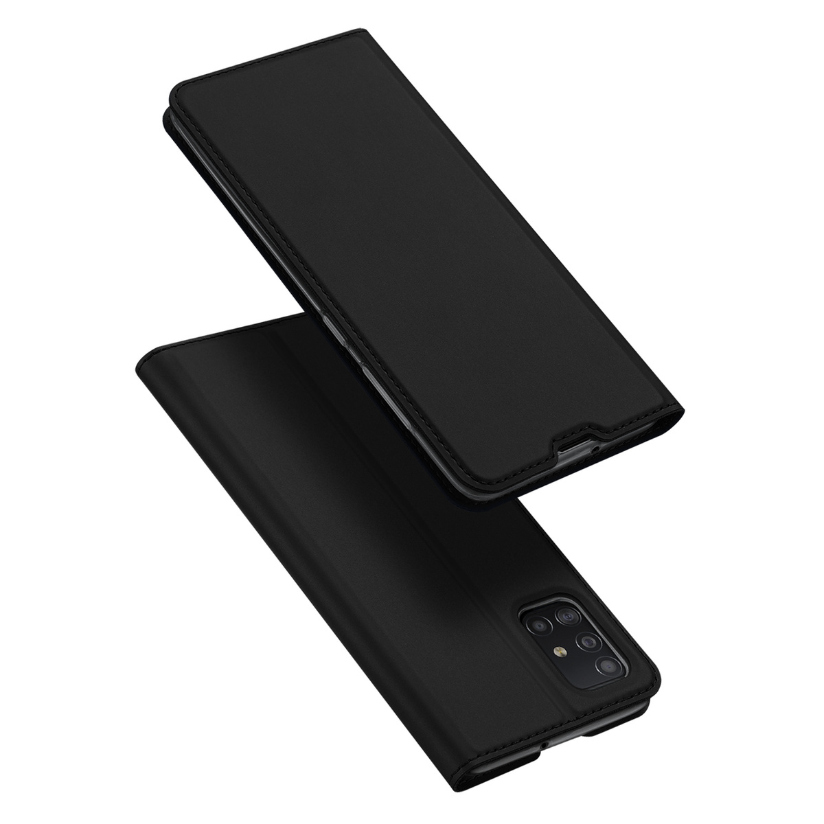 картинка Чехол-книжка для Samsung Galaxy A51 (SM-A515F) черный от магазина Технолав