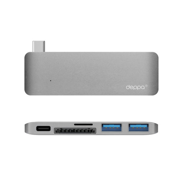 картинка Многопортовый цифровой USB-C адаптер для MacBook, 5 в 1 от магазина Технолав