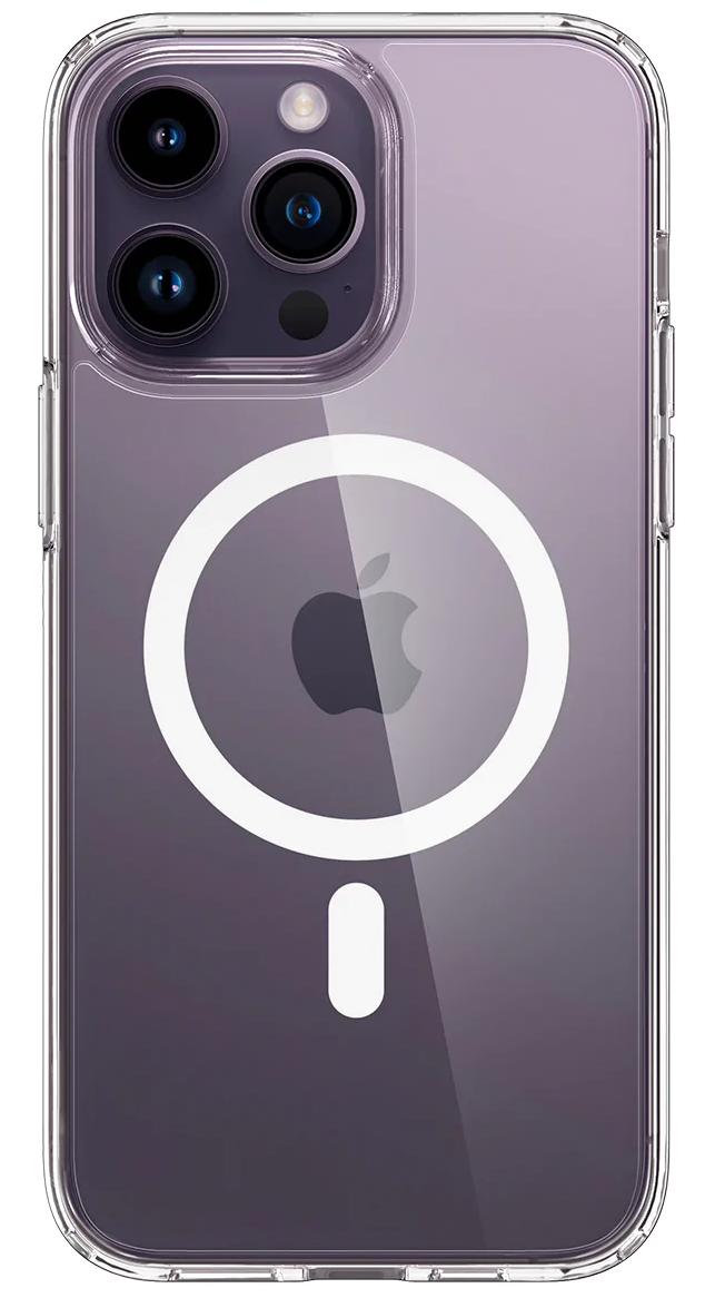 картинка Чехол Magsafe для Apple iPhone 14 Pro (прозрачный) от магазина Технолав