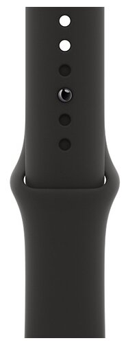 картинка Apple Watch Series 6, 40 мм, алюминий цвета «серый космос», спортивный ремешок черного цвета от магазина Технолав