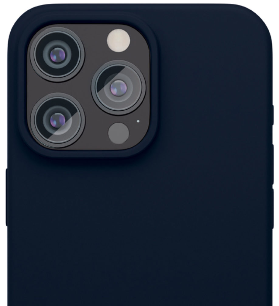 картинка Чехол силиконовый для iPhone 15 Pro Max, тёмно-синий от магазина Технолав
