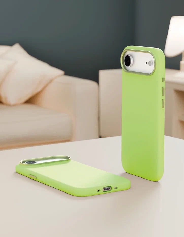 картинка Чехол защитный VLP Aster Pro Case с MagSafe для iPhone Air, лайм от магазина Технолав