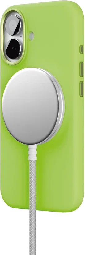 картинка Чехол защитный VLP Aster Pro Case с MagSafe для iPhone 17, лайм от магазина Технолав