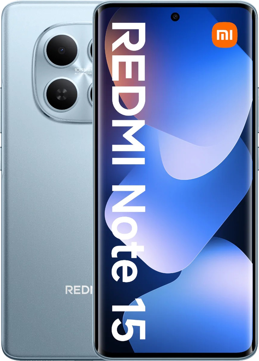 картинка Смартфон Xiaomi Redmi Note 15 8/128GB Glacier Blue (голубой) от магазина Технолав
