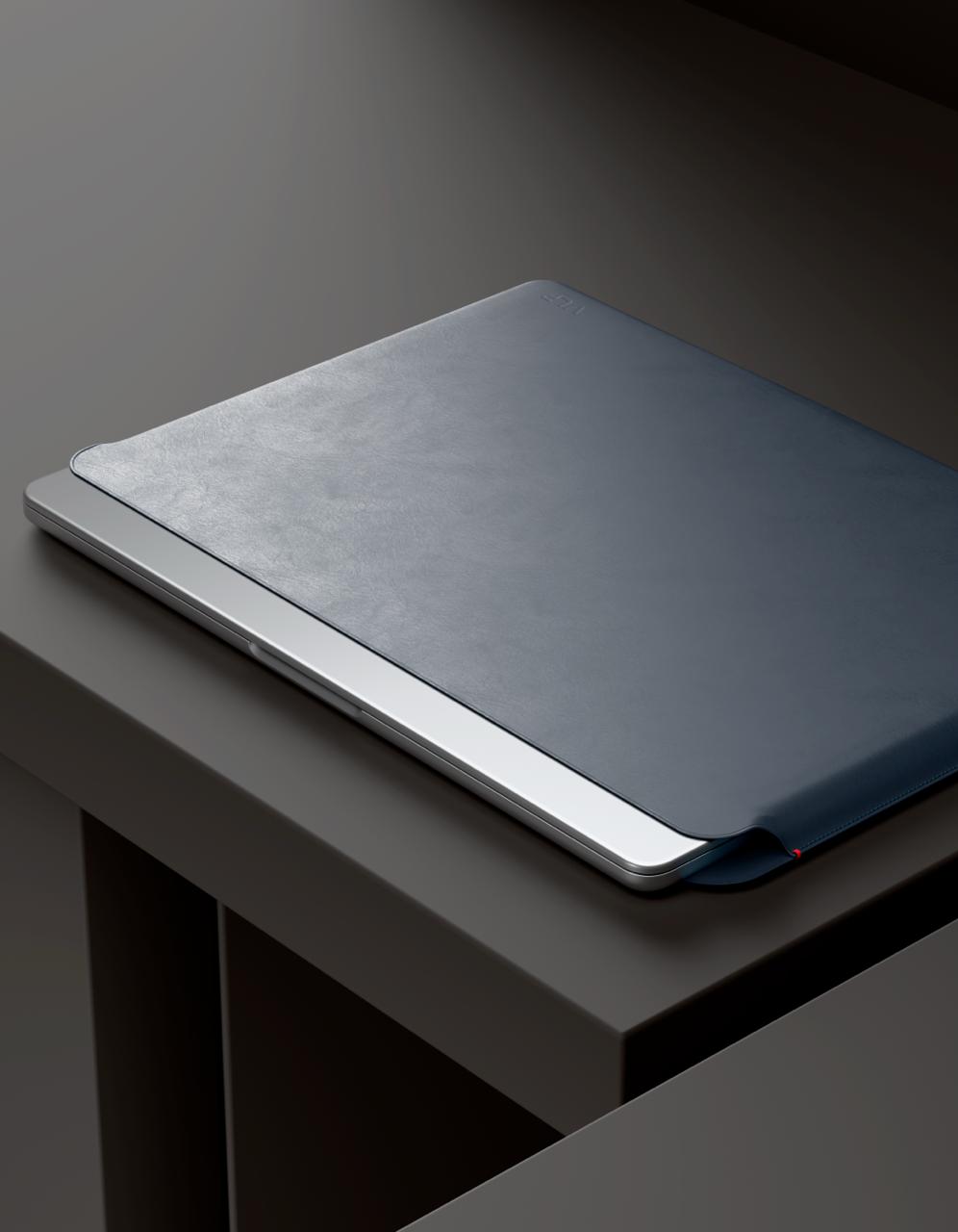 картинка Чехол защитный VLP Velar Sleeve для MacBook Pro M2/M3/M4/M5 (14.2"), темно-синий от магазина Технолав