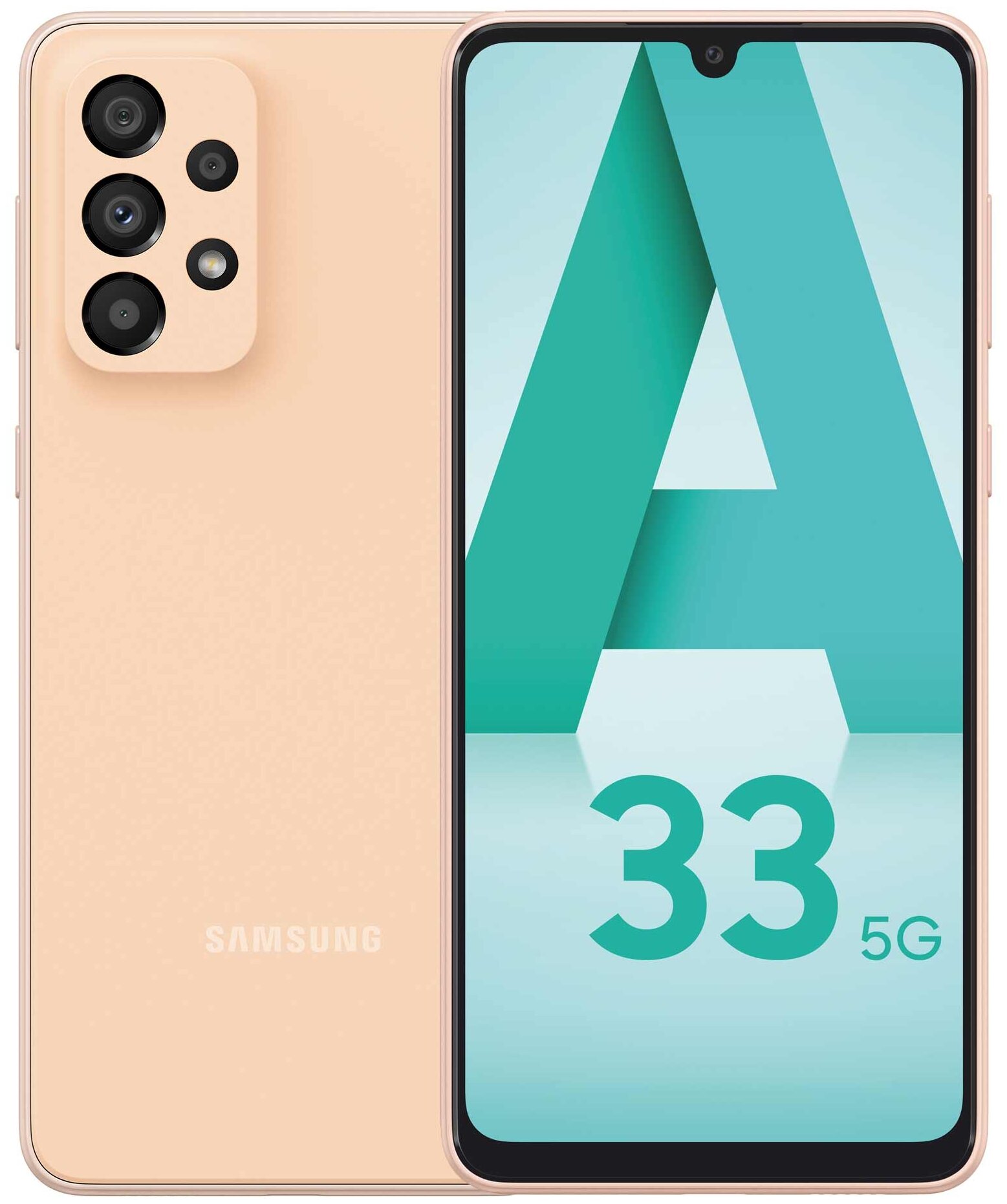 картинка Смартфон Samsung Galaxy A33 5G 8/128GB (персиковый) от магазина Технолав
