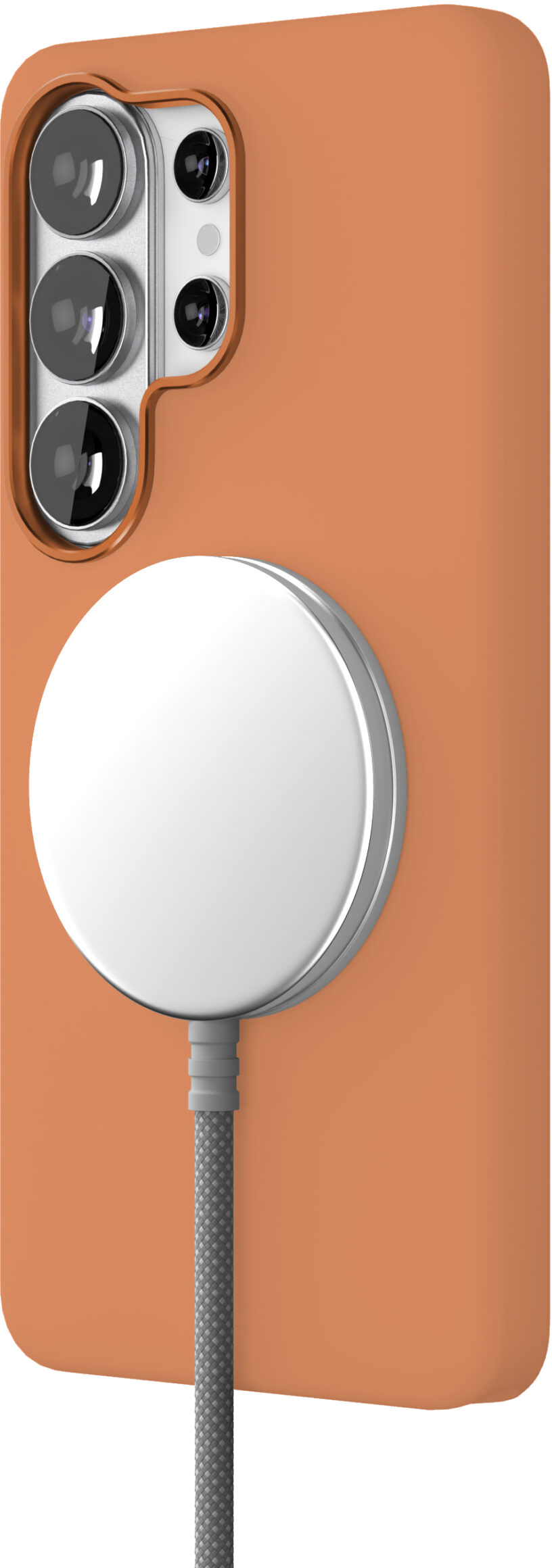 картинка Чехол защитный VLP Aster Pro Case с MagSafe для Samsung Galaxy S26 Ultra, оранжевый от магазина Технолав