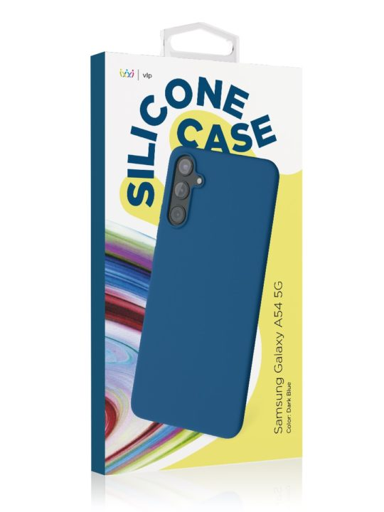 картинка Чехол защитный “vlp” Silicone Case для Samsung Galaxy A54, темно-синий  от магазина Технолав