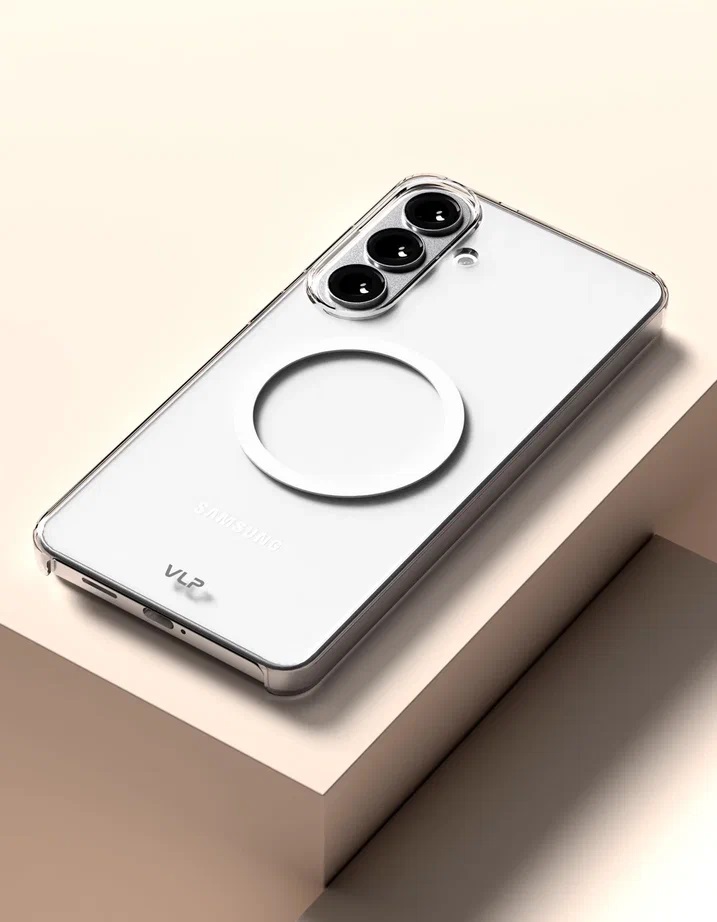 картинка Чехол защитный VLP Puro Case с MagSafe для Samsung Galaxy S26+, прозрачный от магазина Технолав