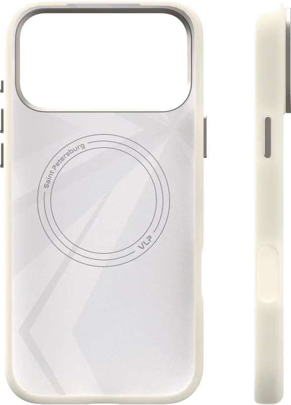 картинка Чехол защитный VLP Aster Pro Case с MagSafe для iPhone 17 Pro Max, белый от магазина Технолав