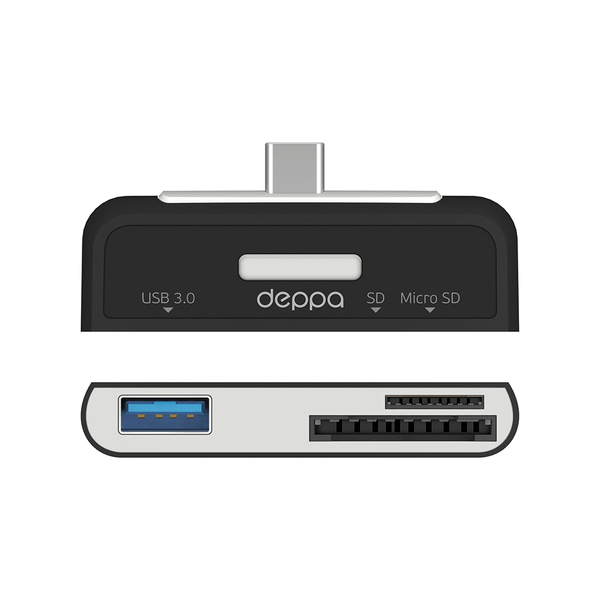 картинка Универсальный адаптер USB Type-C, 3 в 1 от магазина Технолав
