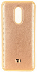 Чехол-накладка с логотипом для Xiaomi Redmi 5 Plus (золотистый)