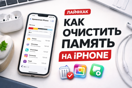 Как очистить память на iPhone и освободить место за 5 минут