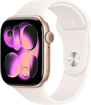 Умные часы Apple Watch Series 11 46mm Rose Gold Aluminum Case with Light Blush Sport Band