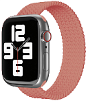 Ремешок нейлоновый плетёный “vlp” для Apple Watch 44/45 S/M 2шт (коралловый)