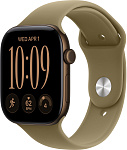 Умные часы Apple Watch Series 12 46mm Dark Bronze Aluminum Case with Olive Sport Band