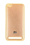 Чехол-накладка для Xiaomi Redmi 5A с логотипом (золотистый)
