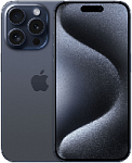 Смартфон Apple iPhone 15 Pro 128GB (титановый синий) Dual SIM