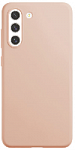 Чехол защитный “vlp” Silicone case Soft Touch для Samsung S21 FE, светло-розовый