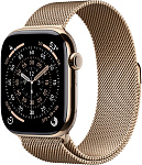 Умные часы Apple Watch Series 11 46mm Gold Titanium Case with Gold Milanese Loop