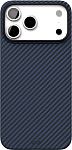 Чехол защитный VLP Kevlar Case с MagSafe для iPhone 17 Pro Max, синий